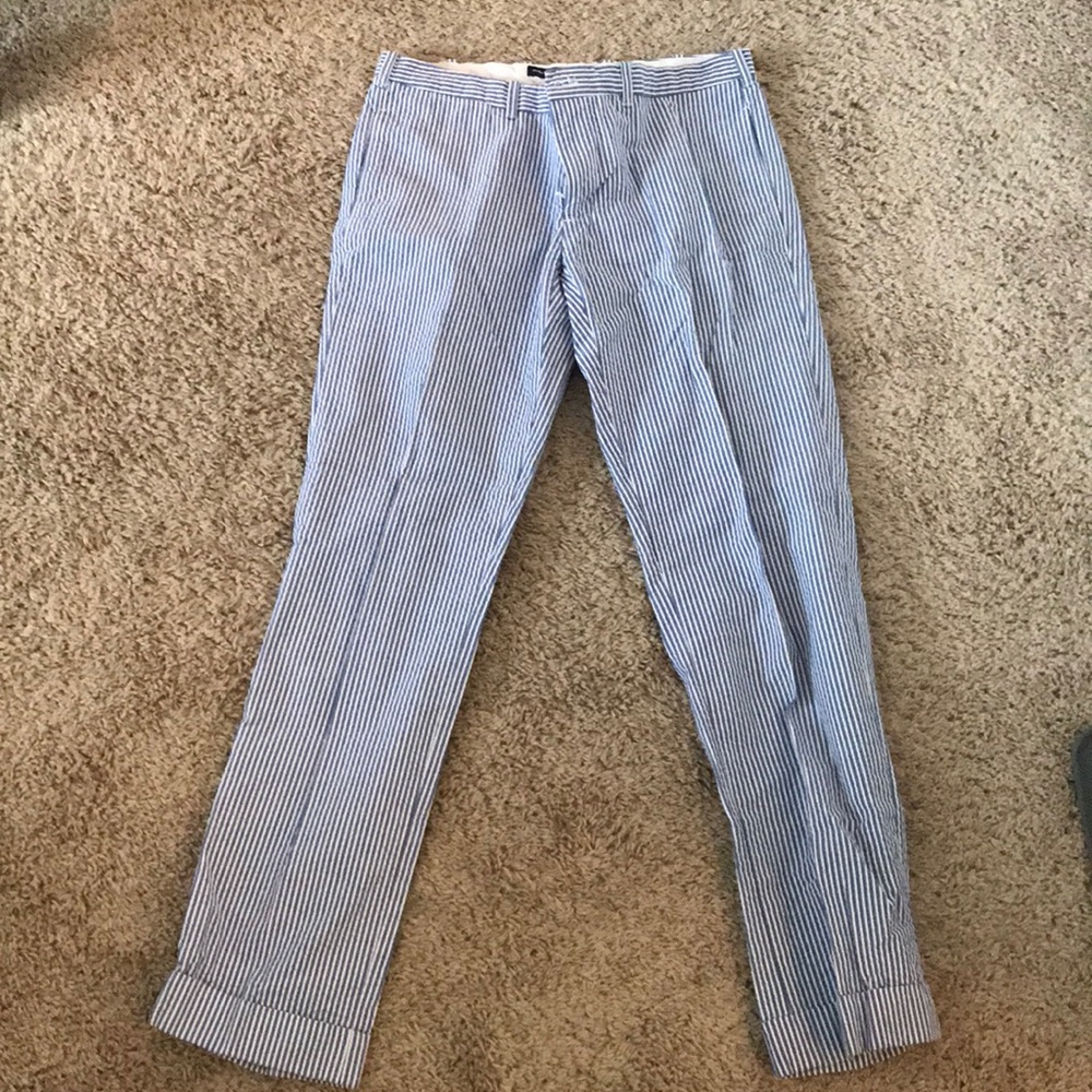 Seersucker pants